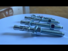 एम6 कार्बन स्टील 1/4 इंच गैल्वेनाइज्ड वेज एंकर संक्षारण प्रतिरोधी